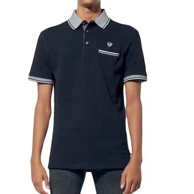 Polo Kaporal Rufus Klassischer Schnitt Schwarz