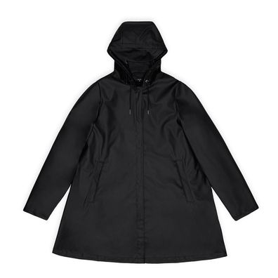 Jacke Rains A-Line W3 Wasserdicht Schwarz