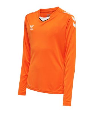 Langarmshirt Hummel Hmlcore XK Poly Jersey Kinder Orange