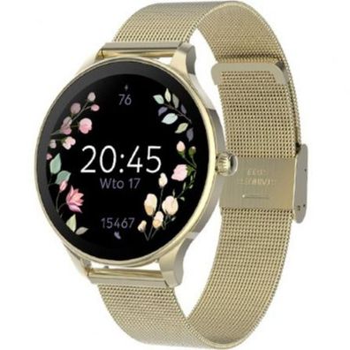 Smartwatch Forever Velora SB-306 mit AMOLED-Display, gold