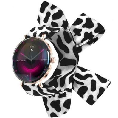 Smartwatch Forever Lucca SB-370 mit goldenem Gehäuse