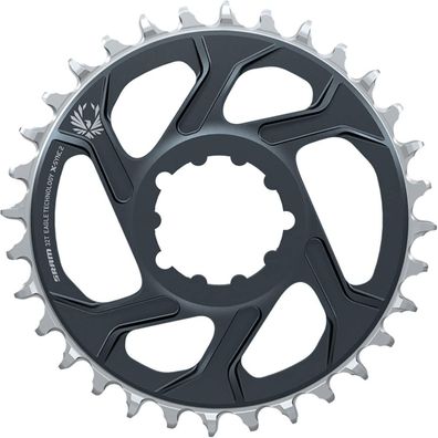 Kettenblatt SRAM X-Sync 2 Eagle 34 Zähne Grau Lunaire