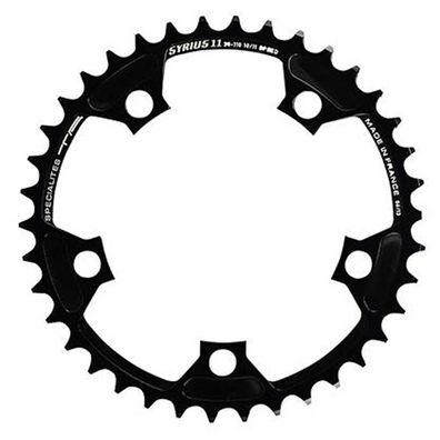 Kettenblatt Specialites TA Syrius 36 Zähne schwarz
