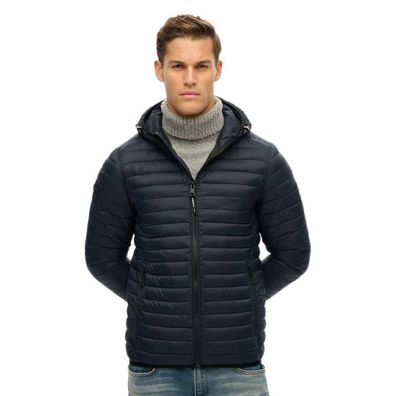 Doudoune Superdry Fuji Lite mit Kapuze, Blau, Unisex