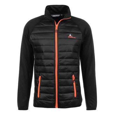 Fleecejacke Peak Mountain Caler schwarz-orange
