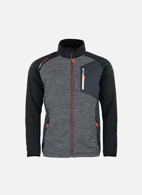Fleecejacke Peak-Mountain Cerin Schwarz Herren
