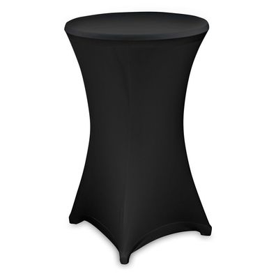Stehtischhusse Schwarz 60cm