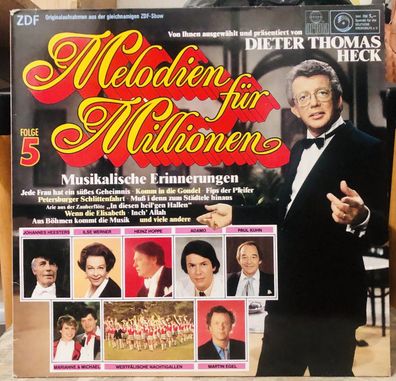 LP: Melodien für Millionen - Folge 5 (1986) Ariola / ZDF 207 421-572