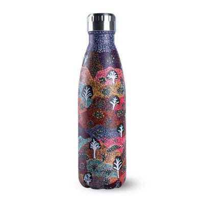 Koh Living Aboriginal Stainless Steel Water Bottle 'Bush Medicine' 1 St