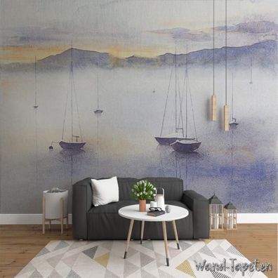 Vlies Fototapete Wandtapete Wandbilder Wolken und Meereslandschaft 4386