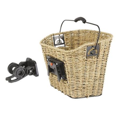 Lenkerkorb M-Wave geflochten 35 x 25 x 26 / ø22 cm inklusive Lenkerhalter