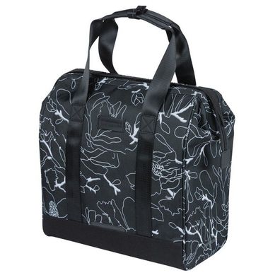 Fahrradshopper Basil Grand Flower MIK 23L 12 x 35 x 35 cm - schwarz