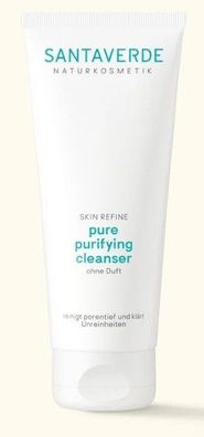 Santaverde Naturkosmetik pure purifying cleanser Porentiefe Gesichtsreinigung 100 ml