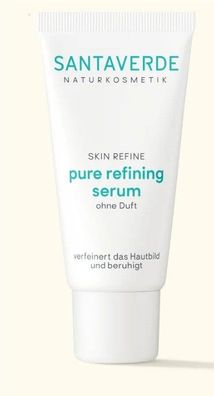 Santaverde Naturkosmetik - pure refining serum Hautbildverfeinerndes Gesichtsserum