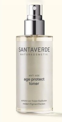 Santaverde Naturkosmetik - age protect toner Antioxidativer Gesichtstoner - 100 ml