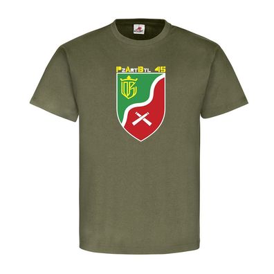PzArtBtl 45 Panzerartilleriebataillon Bundeswehr Wappen Abzeichen T Shirt #4809