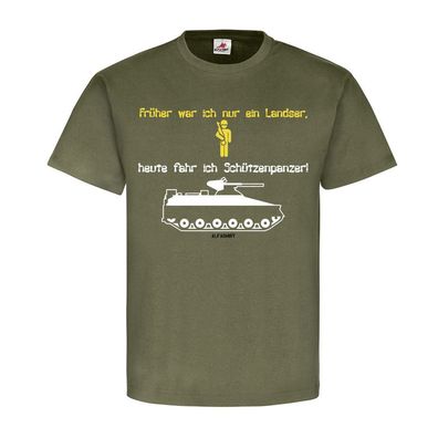 Schützenpanzer Fahrer Panzergrenadier Bundeswehr Spaß Grenadier T-Shirt #23291