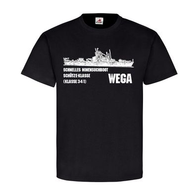schnelles Minensuchboot Wega M 1069 Schütze-Klasse Schnellboot T-Shirt#23838