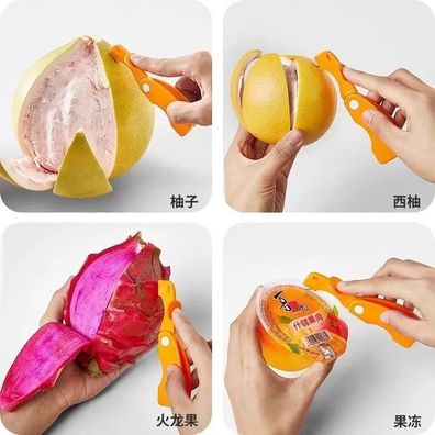 Multifunctional Orange Peeler & Stripper Knife for Grapefruit, Lemon