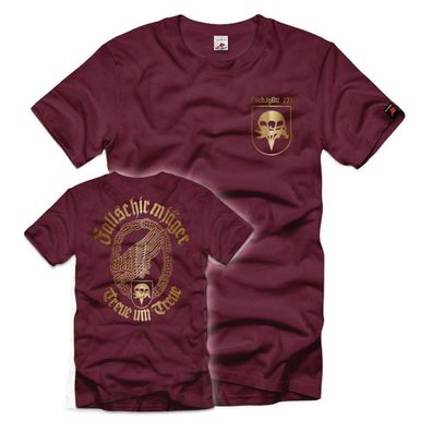 Fallschirmjaeger Btl 271 Treue um Treue Fallschirmjaegerbataillon T-Shirt#36161