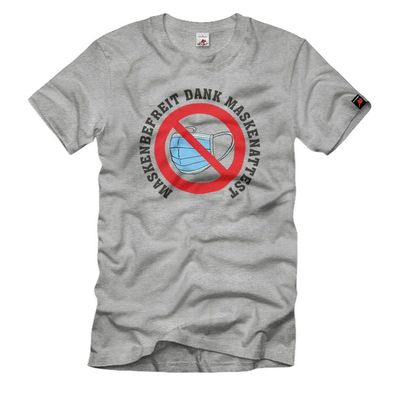Maskenbefreit Attest Befreiung Arzt Maskenpflicht T-Shirt#37426