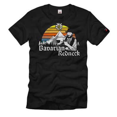 Bavarian Redneck Hillbilly Moonshine TEETH BOOZE Bayern Alpen T-Shirt#38209