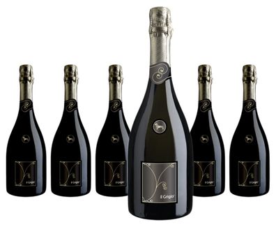 6 x Collavini Il Grigio - Vino Spumante a Metodo Charmat Lungo