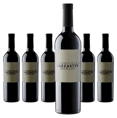 6 x Sacchetto La Cortigiana Merlot Veneto IGT – 2023