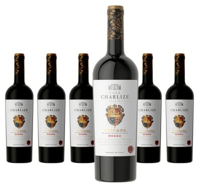 6 x Cantine Casa Charlize Toscana Rosso IGT