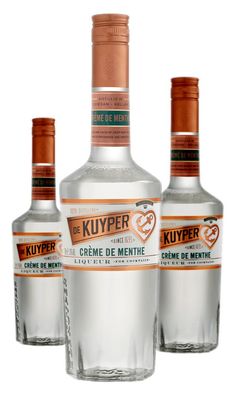 3 x De Kuyper Creme de Menthe Liqueur