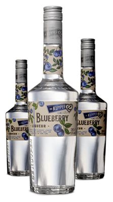 3 x De Kuyper Blueberry Liqueur