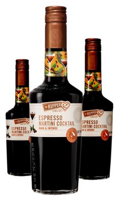3 x De Kuyper Espresso Martini Cocktail - Ready to Serve