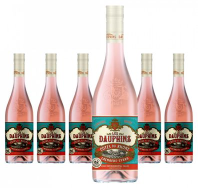 6 x Cellier Des Dauphins Les Dauphins Rosé Rhône – 2024