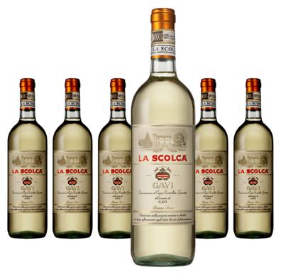 6 x La Scolca Etichetta Bianca - Gavi DOCG del Commune di Gavi – 2024
