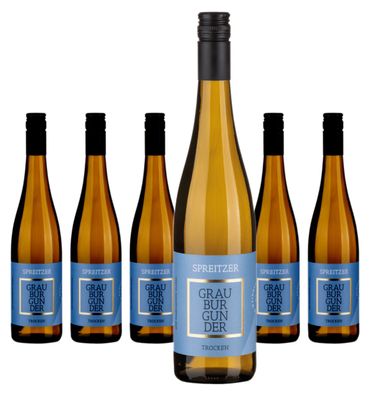 6 x Spreitzer Grauburgunder Qualitätswein trocken – 2023