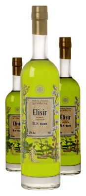 3 x Distilleries et Domaines de Provence Elisir M.P. Roux
