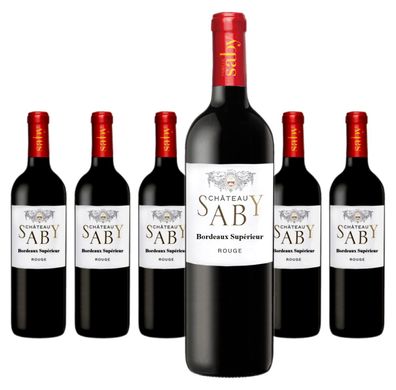 6 x Château Saby AOC Bordeaux Supérieur – 2023
