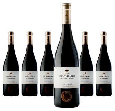 6 x Feudi Branciforti dei Bordonaro Nero d' Avola DOC Sicilia – 2023
