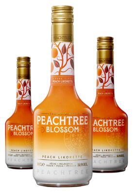 3 x De Kuyper Peachtree Blossom