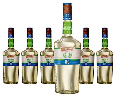 6 x De Kuyper Mojito alkoholfrei 1,0l