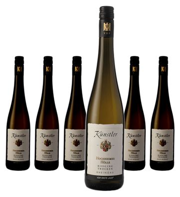 6 x Künstler Hochheimer Hölle Riesling Qualitätswein trocken – 2024