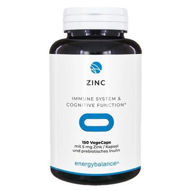 Zink Citrat 5mg, 150 VegeCaps - EnergyBalance