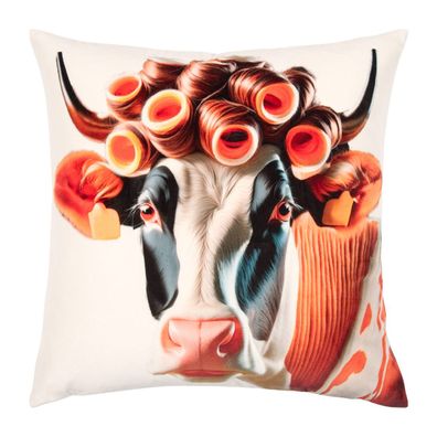 PAD - Kissenhülle Farm - Kissenbezug Kuh - Kissenüberzug Bulle - 45 x 45 cm | 15008.1
