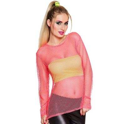 Netzshirt pink Onesize