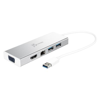 j5create JUD380 - Dockingstation - USB 3.0 - VGA, HDMI