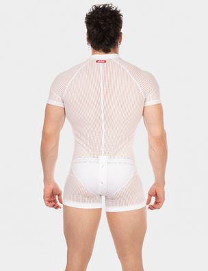 barcode Berlin - Mesh Union Suit RURIKO weiß Body S M L XL 91970/200 gay sexy