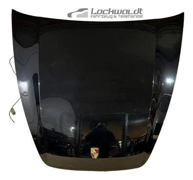 Motorhaube Porsche Cayenne Turbo 958 92A C9X Deepblack Perl. Frontdeckel