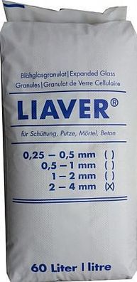 LIAVER 2-4mm 60l Blähglas