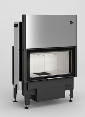 Warmluft Kamineinsatz 9KW Volcano ATh - hochschiebbare Tür