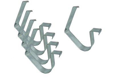 5 x Universal Sockel-halter 13 mm Befestigung Klammer Clip Blende Küche Boden